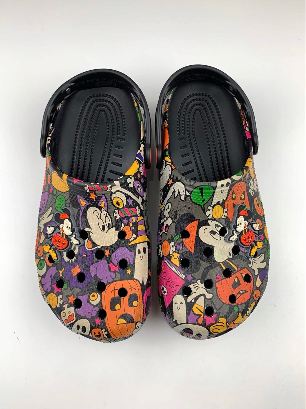 Crocs x Disney Parks Clogs Mickey Minnie Mouse Halloween 2022 Shoes Women's 8
